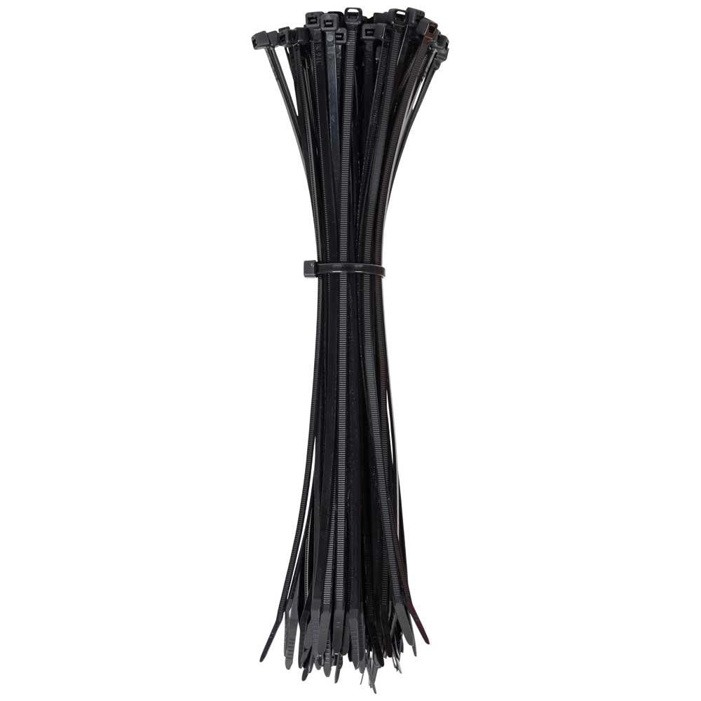 Klein Tools - Cable Tie: 11.5" Long, Black, Nylon, Reusable | MSC Industrial Supply Co.