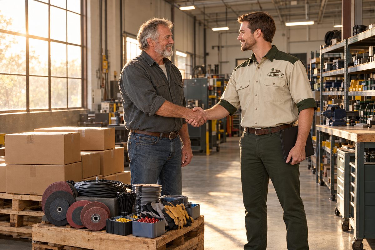 C.T. Hubert trusted industrial supply partnership hero